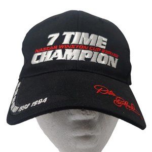 Vintage NASCAR Dale Earnhardt Winners Circle Cap 7 Time Champ Black Winston Cup